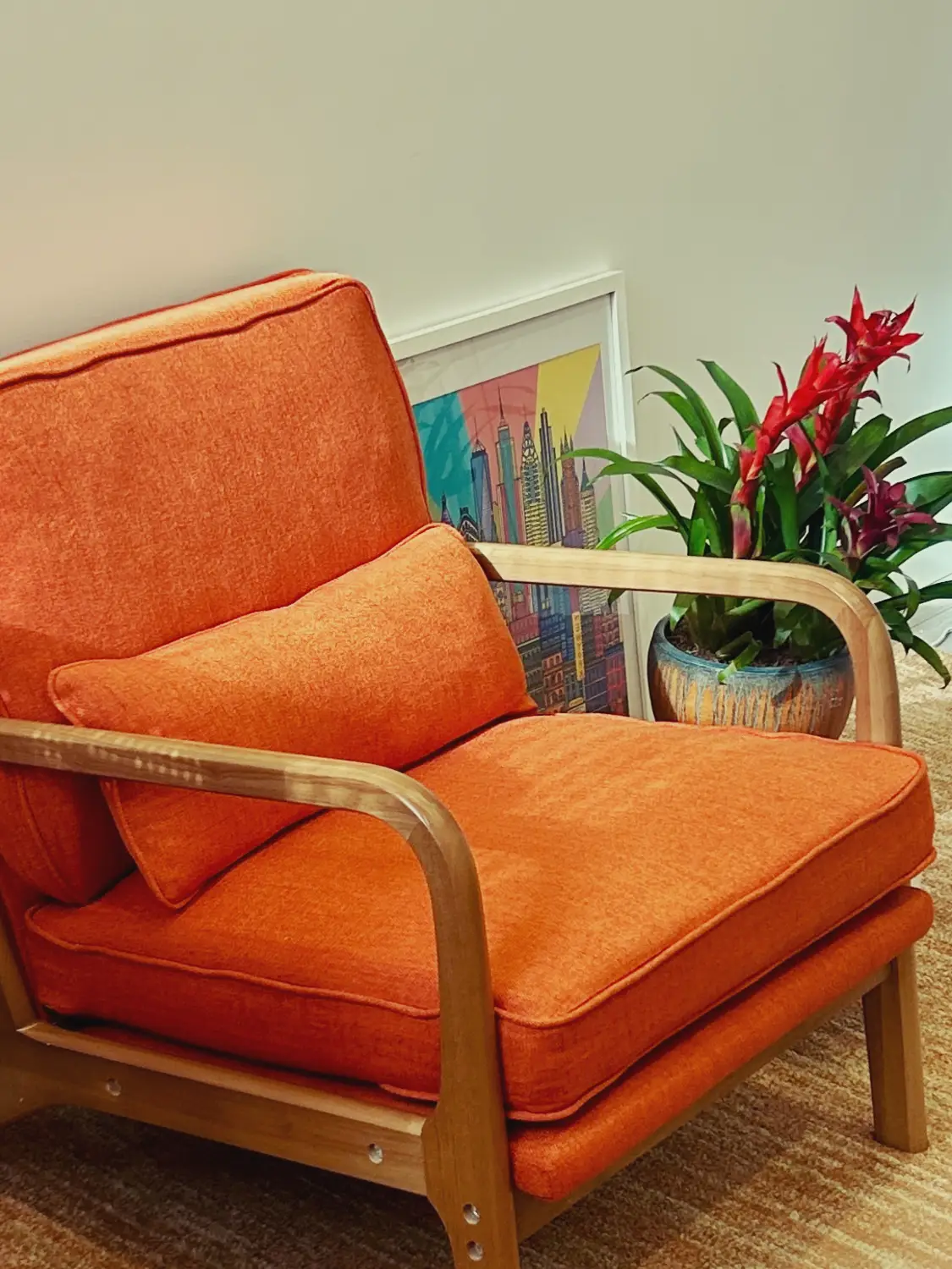 Stephen Kochenash's therapy office sofa.